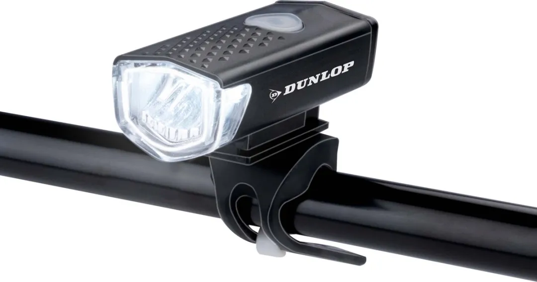 Dunlop Fietsverlichting Set - 2 Stuks Rood/Wit - Heroplaadbaar
