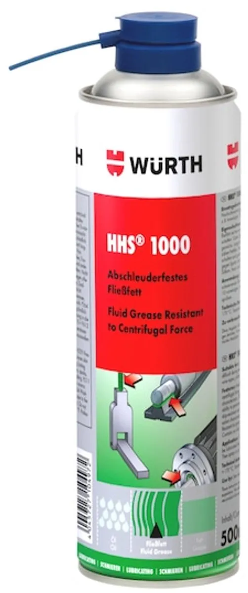 Würth HHS 1000 Hechtend Smeermiddel - 2000ml - Geel