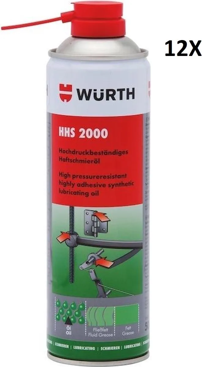 Würth HHS 1000 Hechtend Smeermiddel