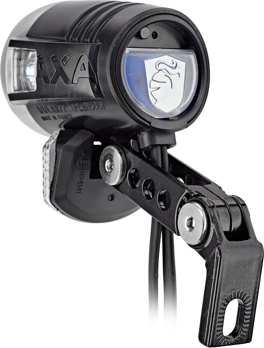 AXA Blueline 50 T Fietskoplamp - Dynamo - 50 Lux - Zwart
