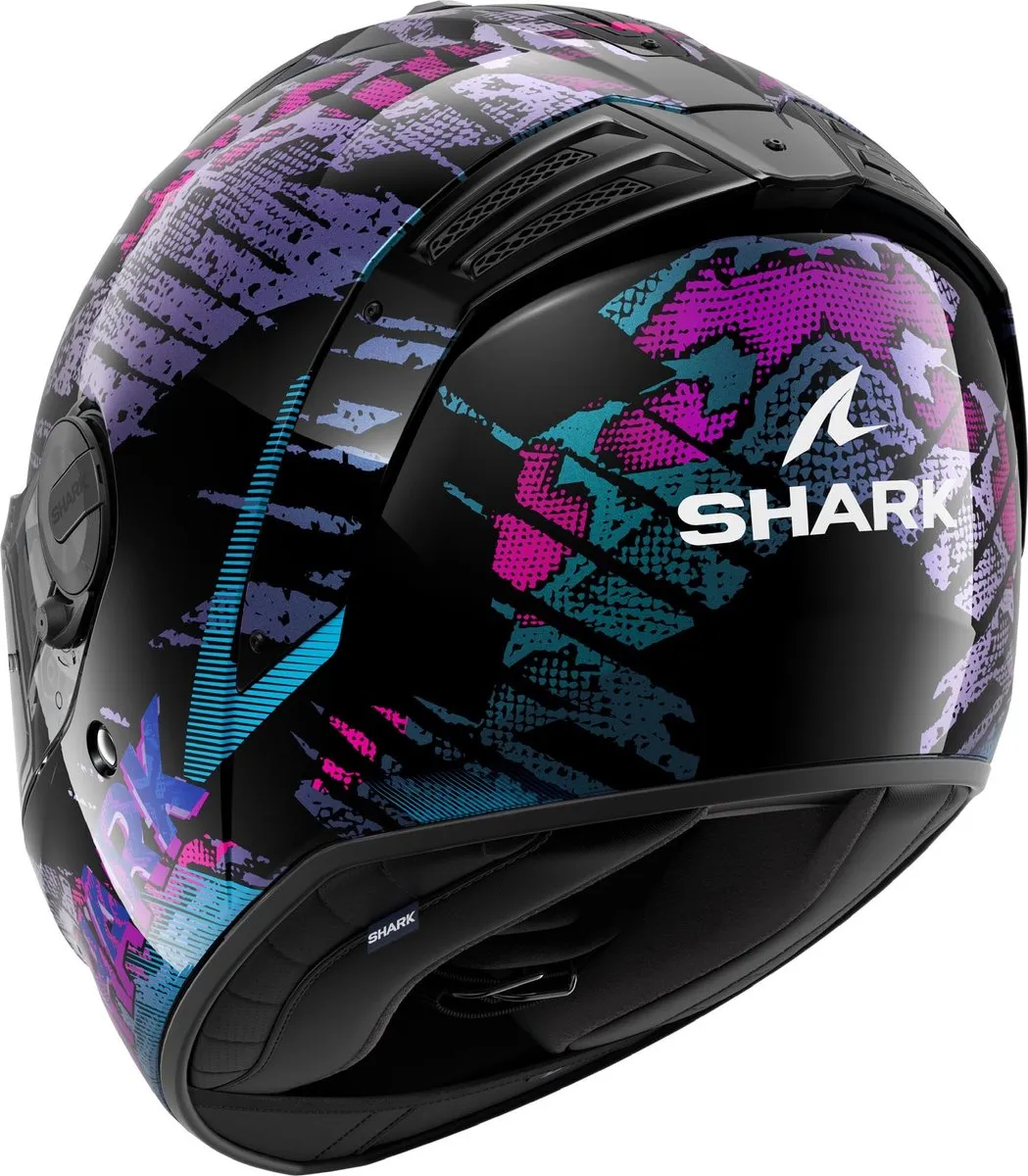 Shark Spartan RS Reptaia Helm - S - Blauw/Zwart/Paars