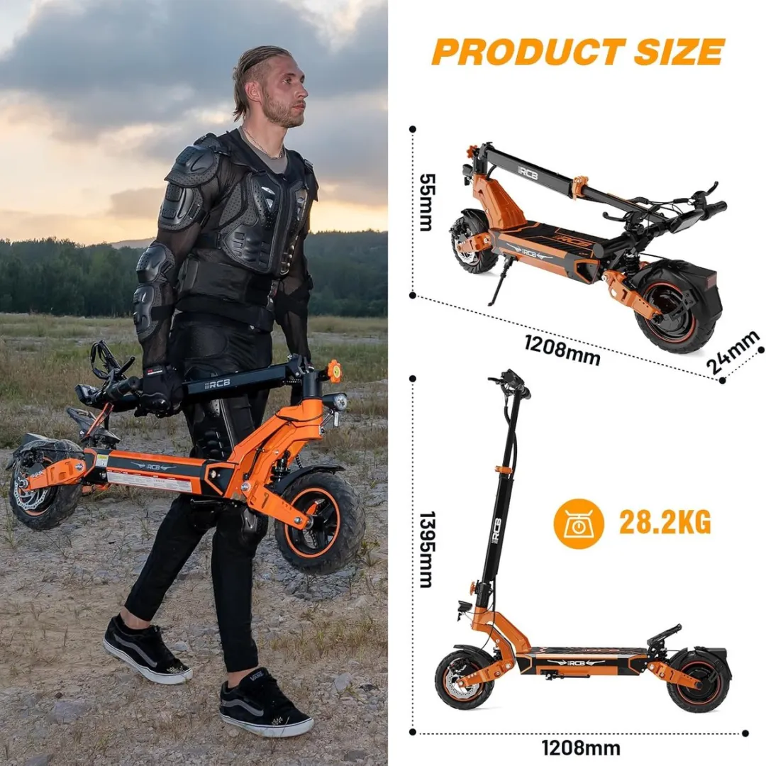 RCB D7 Elektrische Step 48V 20.8Ah - 10 Inch - D7