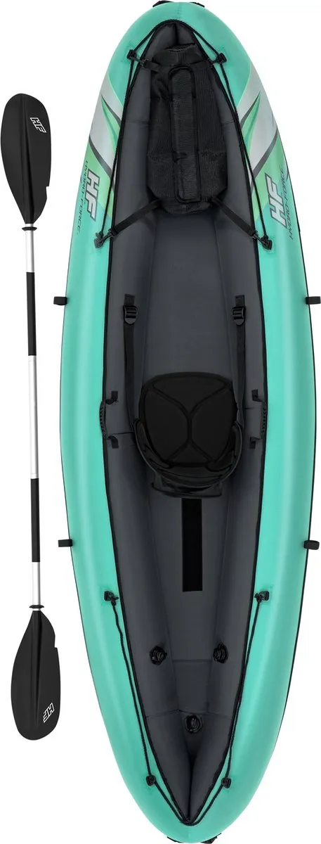 Bestway Hydro Force Ventura Elite X1 Kajak 280cm - 1 Persoon - Zwart/Groen