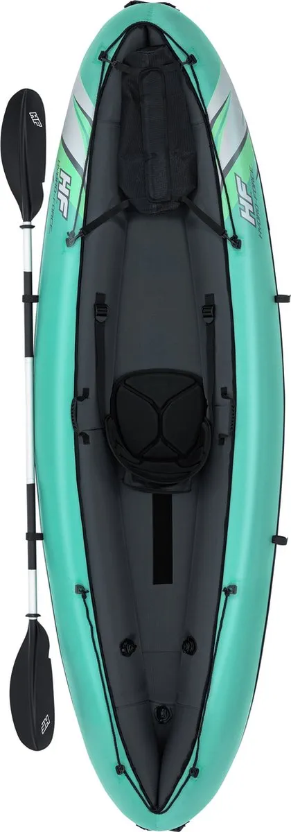 Bestway Hydro Force Ventura Elite X1 Kajak 280cm - 1 Persoon - Zwart/Groen