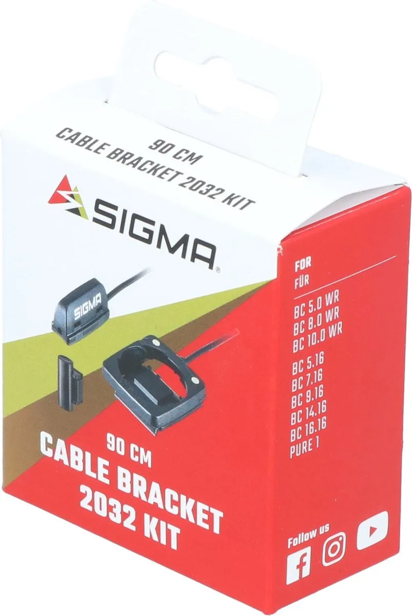Sigma 2032 Fietscomputerhouder - Black