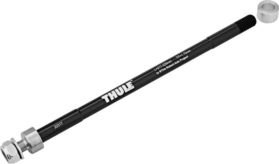 Thule Maxle Fatbike Thru Axle 217/229mm M12x1.75 - Zwart - afbeelding 2 van 2
