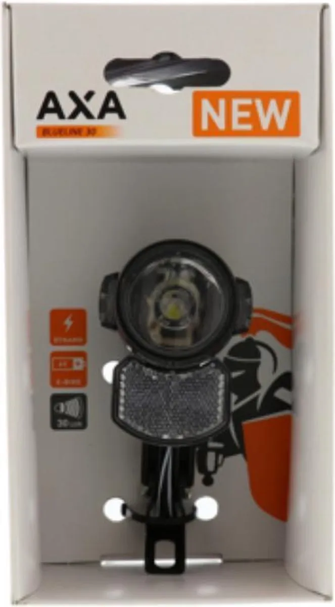 AXA Blueline 30 T Fietslamp - 30 Lux - Zwart