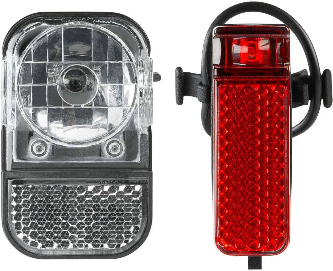 AXA Visto Fietsverlichting Set - 10 Lux - Zwart