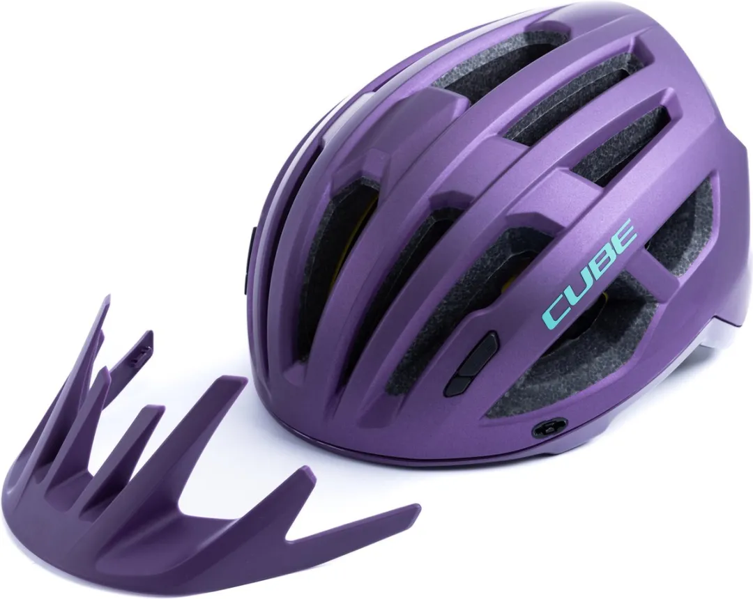 Cube Offpath Mountainbikehelm - 19 Ventilatieopeningen - XL - Paars - afbeelding 6 van 6