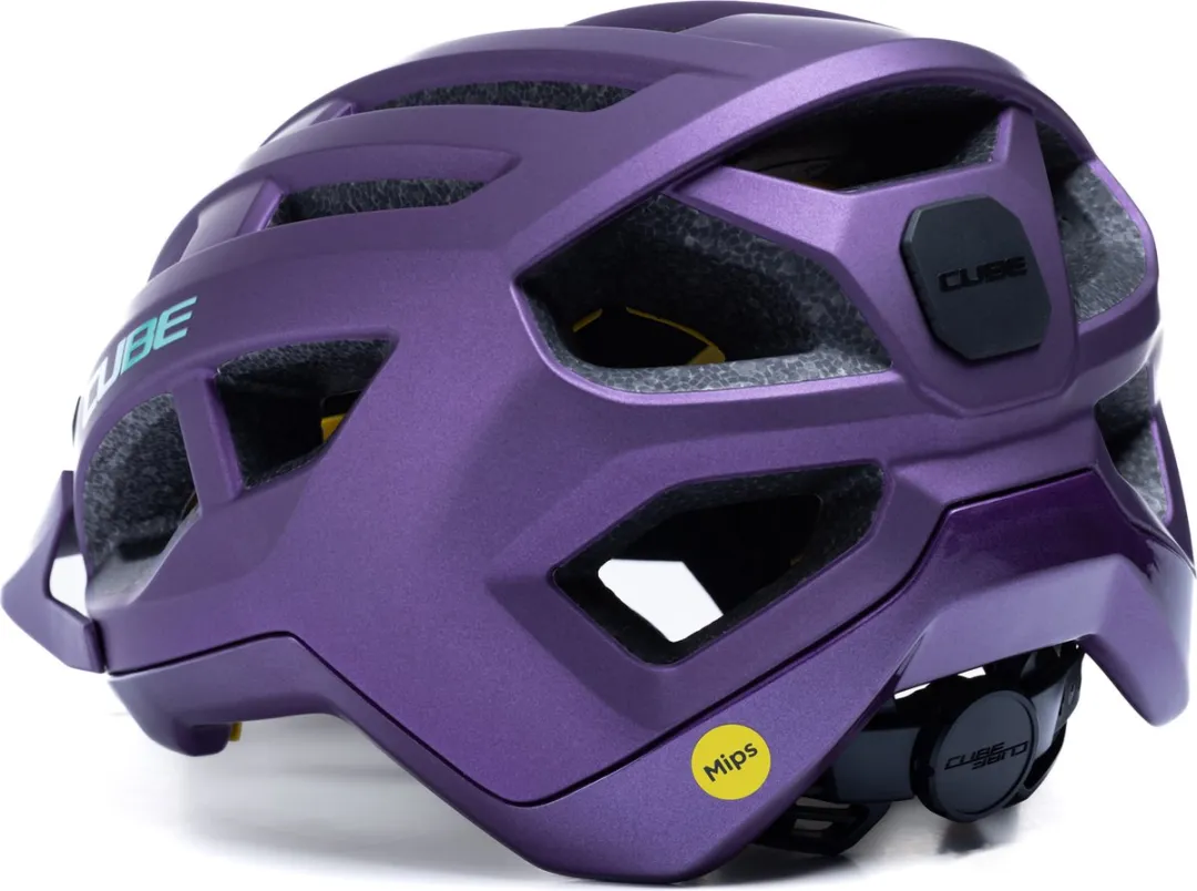 Cube Offpath Mountainbikehelm - 19 Ventilatieopeningen - XL - Paars