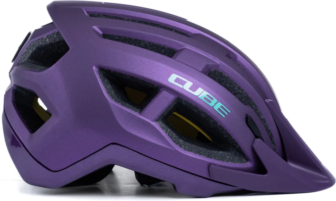 Cube Offpath Mountainbikehelm - 19 Ventilatieopeningen - XL - Paars