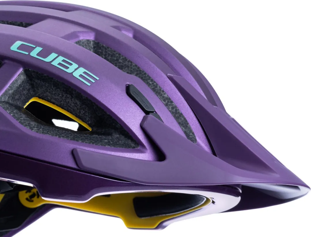 Cube Offpath Mountainbikehelm - 19 Ventilatieopeningen - XL - Paars
