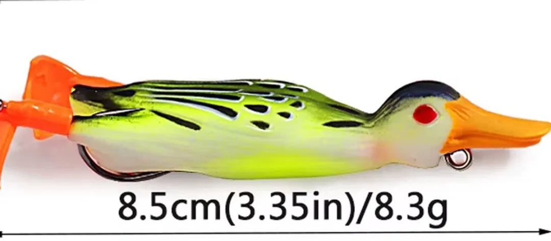 RedParrot Kunstaas Drijvende Eend - 8.5cm - Snoekaas