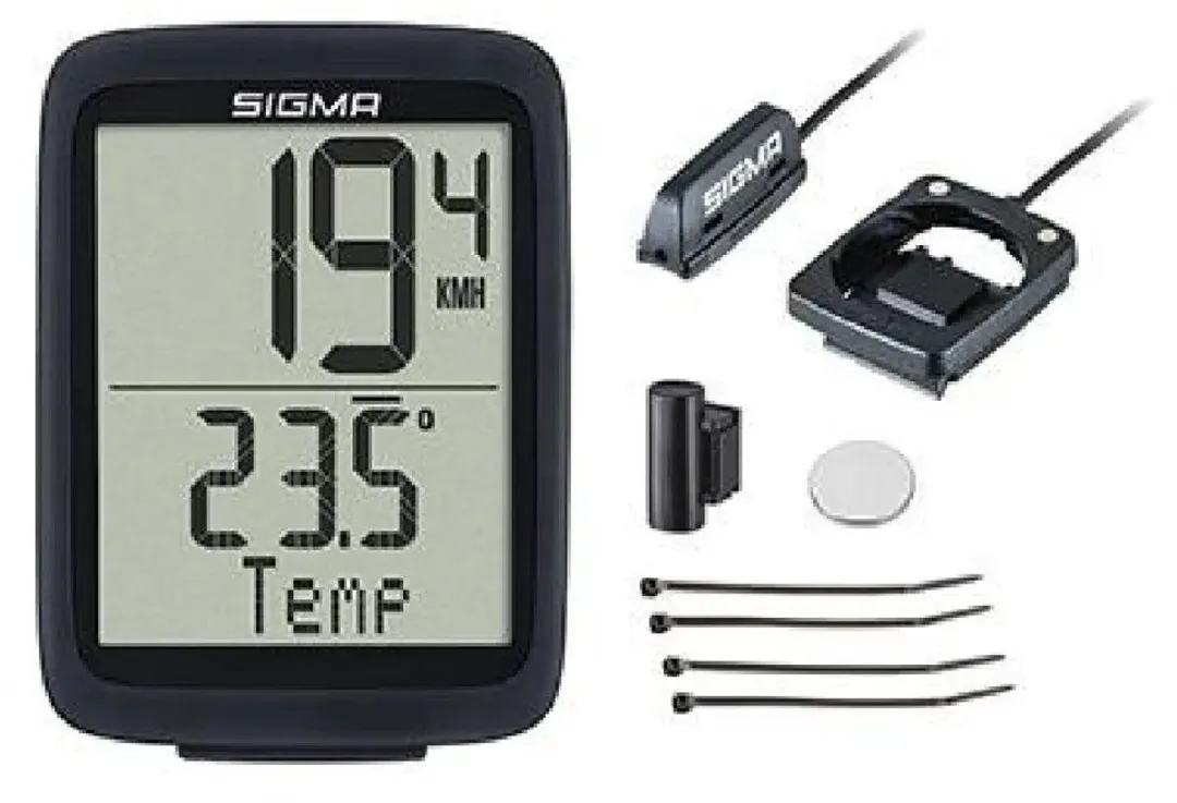 Sigma BC 10.0 WR Fietscomputer - Zwart/wit