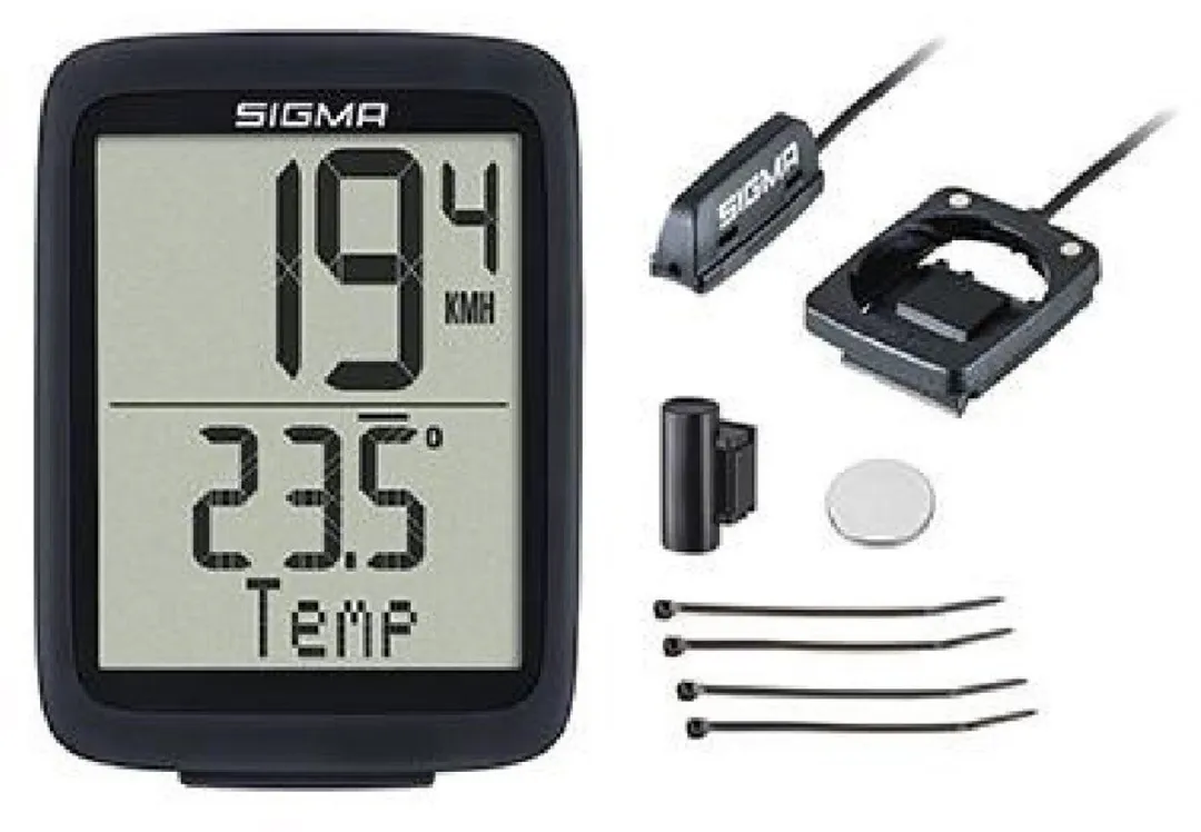 Sigma BC 10.0 WR Fietscomputer - Zwart/wit