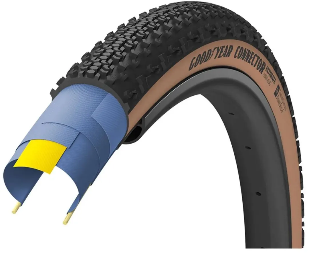 Goodyear Connector Ultimate TLC 700X50C Tubeless - 28 Inch - Bruin/Transparant/Zwart
