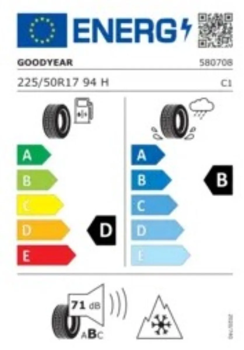 Goodyear Ultra Grip Performance 3 225/50 R17 94H Winterband