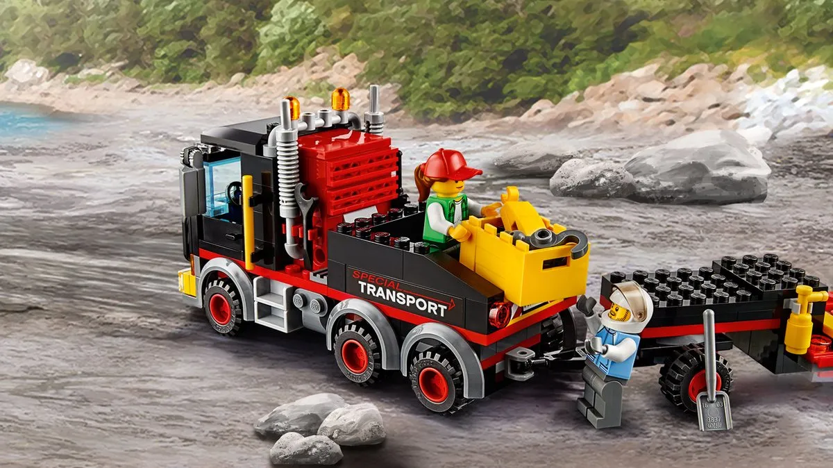 LEGO City Zware Vrachttransporteerder 60183 - 310 Stukken - 2 Minifiguren