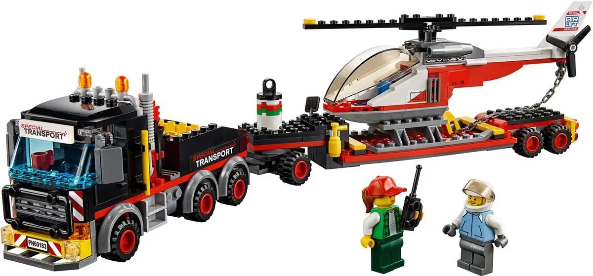 LEGO City Zware Vrachttransporteerder 60183 - 310 Stukken - 2 Minifiguren