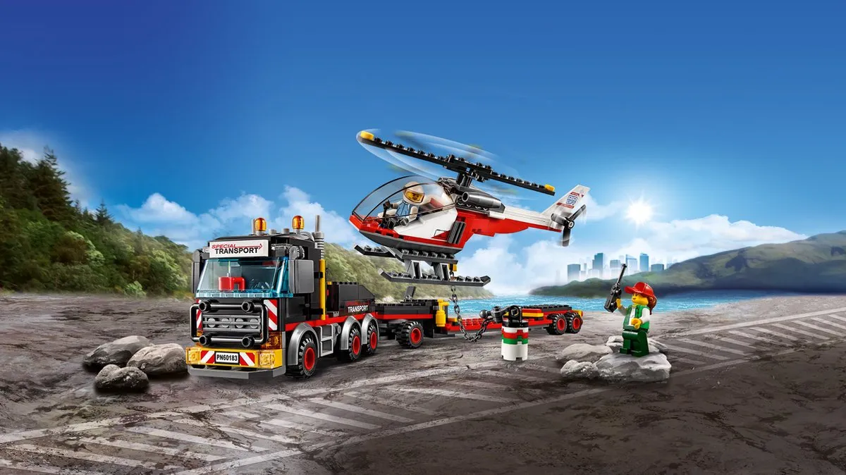 LEGO City Zware Vrachttransporteerder 60183 - 310 Stukken - 2 Minifiguren