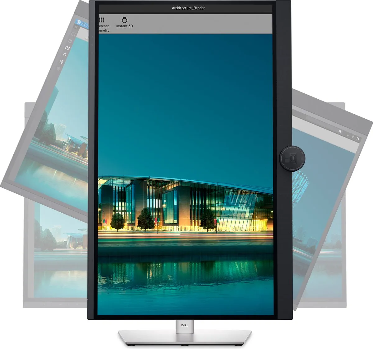 Dell UltraSharp U3224KBA 31.5" 6K LCD - Zwart