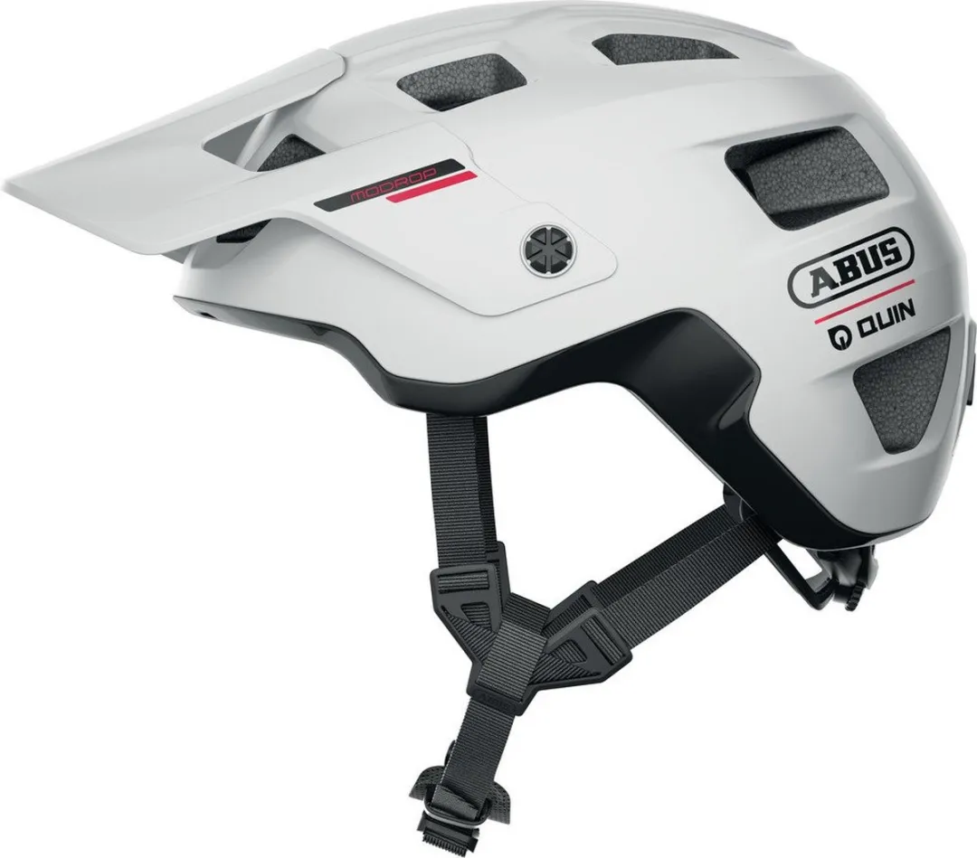 ABUS MoDrop Quin L Helm - 57-61cm - Polar White
