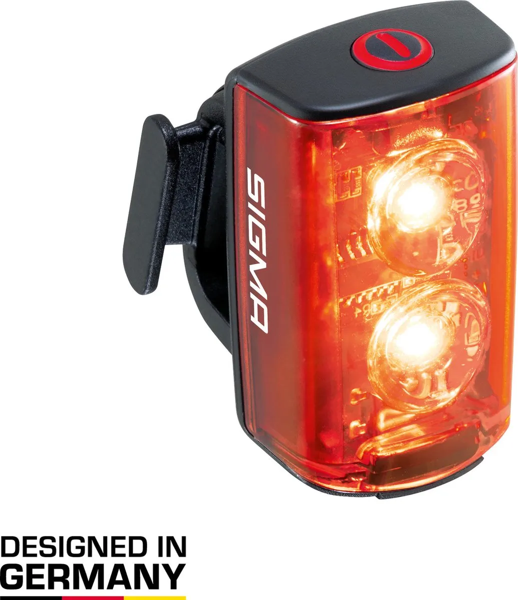 Sigma BUSTER RL 80 Fiets Achterlicht - 80 Lumen - Oplaadbaar - Zwart