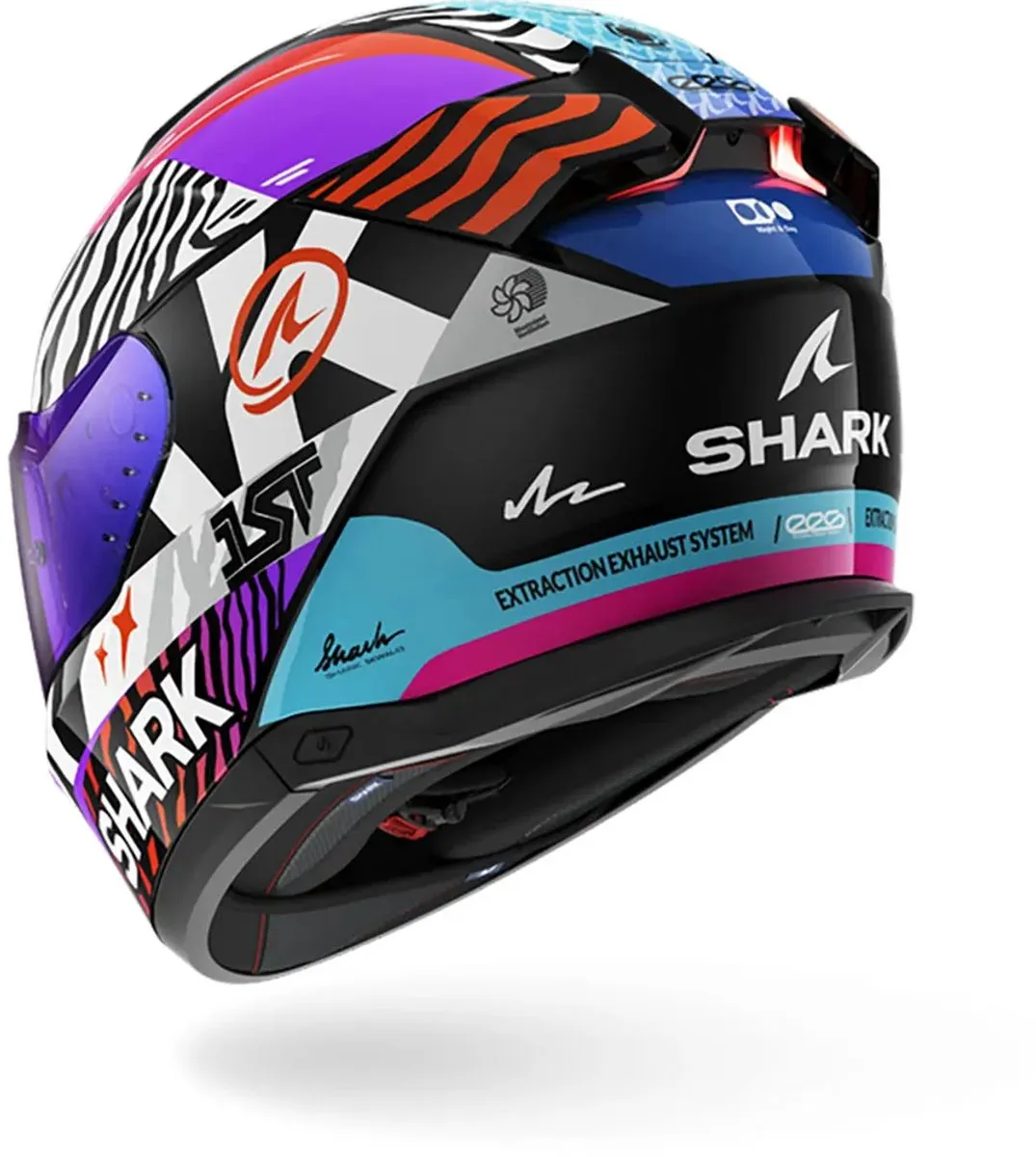 Shark Skwal i3 Speed Fancy Helm - XL - Blauw/Zwart/Wit