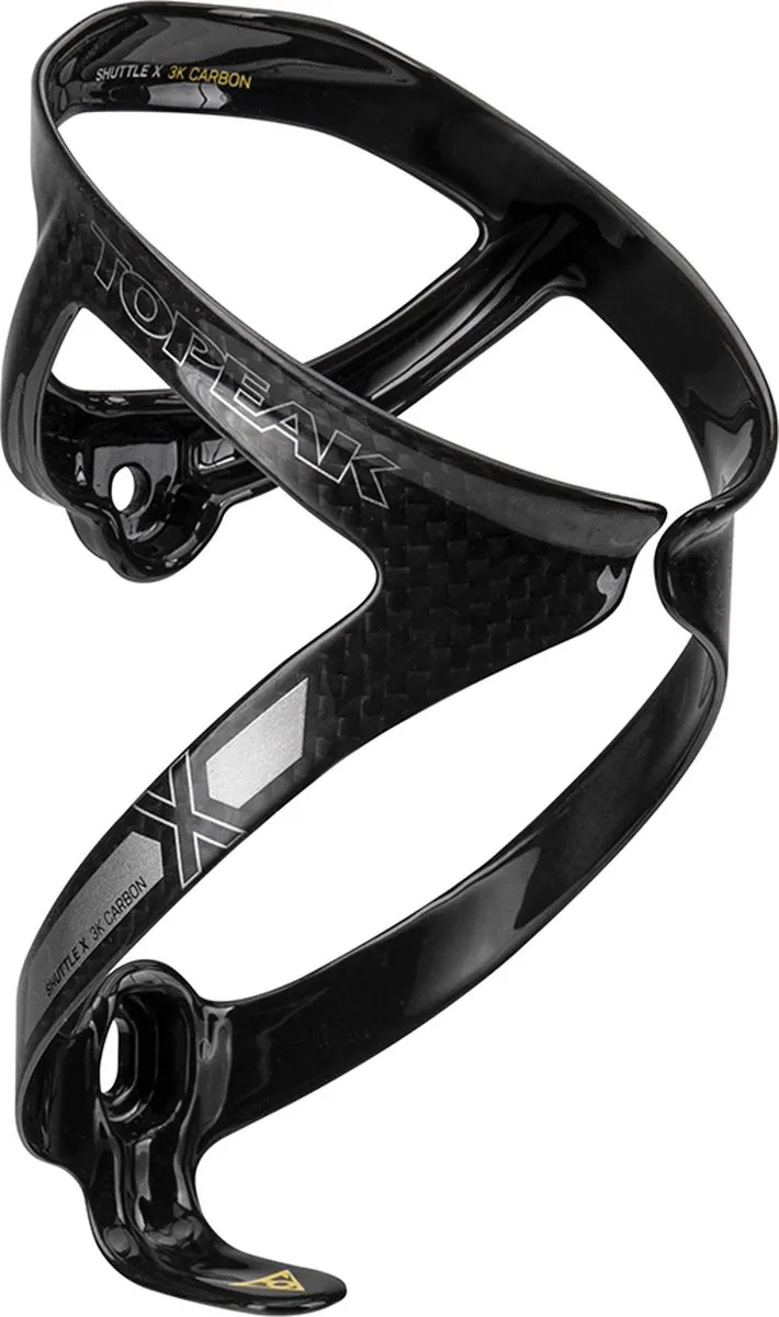 Topeak Shuttle Cage X 3K Carbon - Zwart