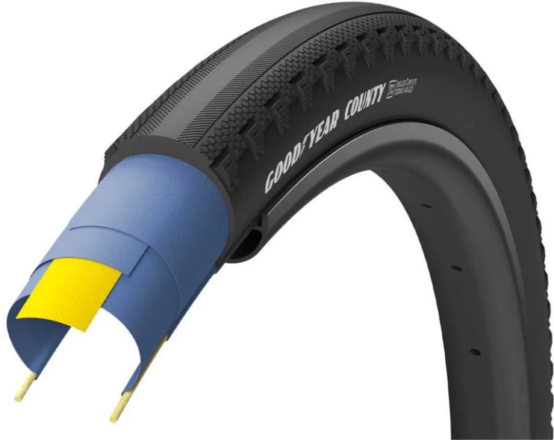 Goodyear County 60 TPI Tubeless Gravelband 700x35