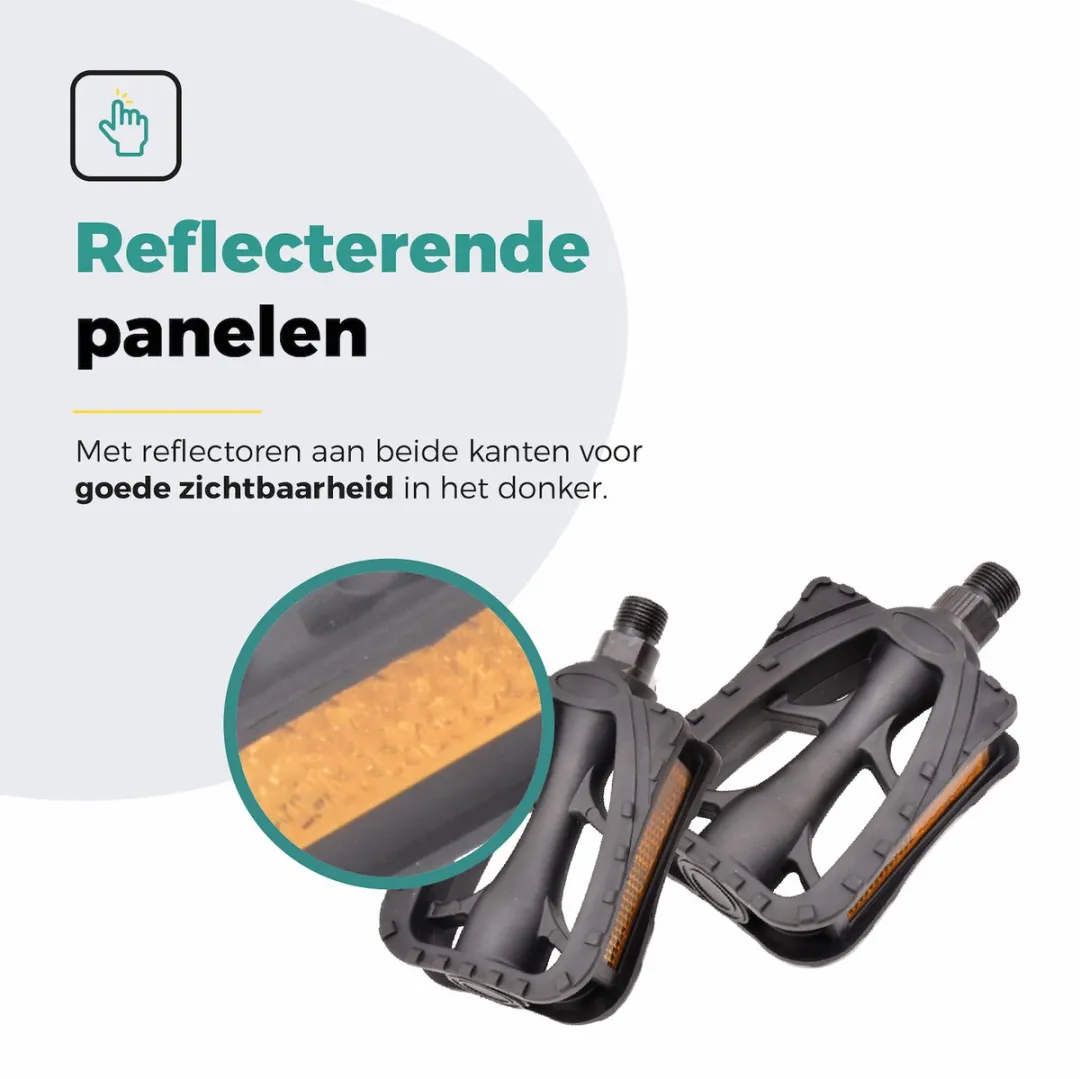 Voltano Antislip E-bike Pedalen 421165 - Zwart
