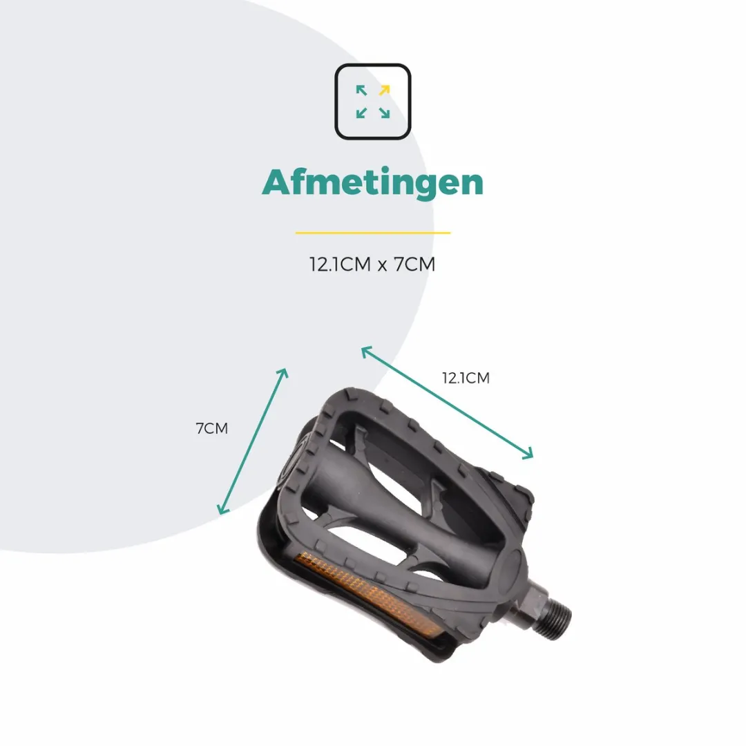 Voltano Antislip E-bike Pedalen 421165 - Zwart