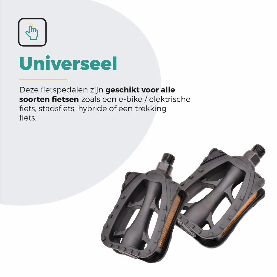 Voltano Antislip E-bike Pedalen 421165 - Zwart