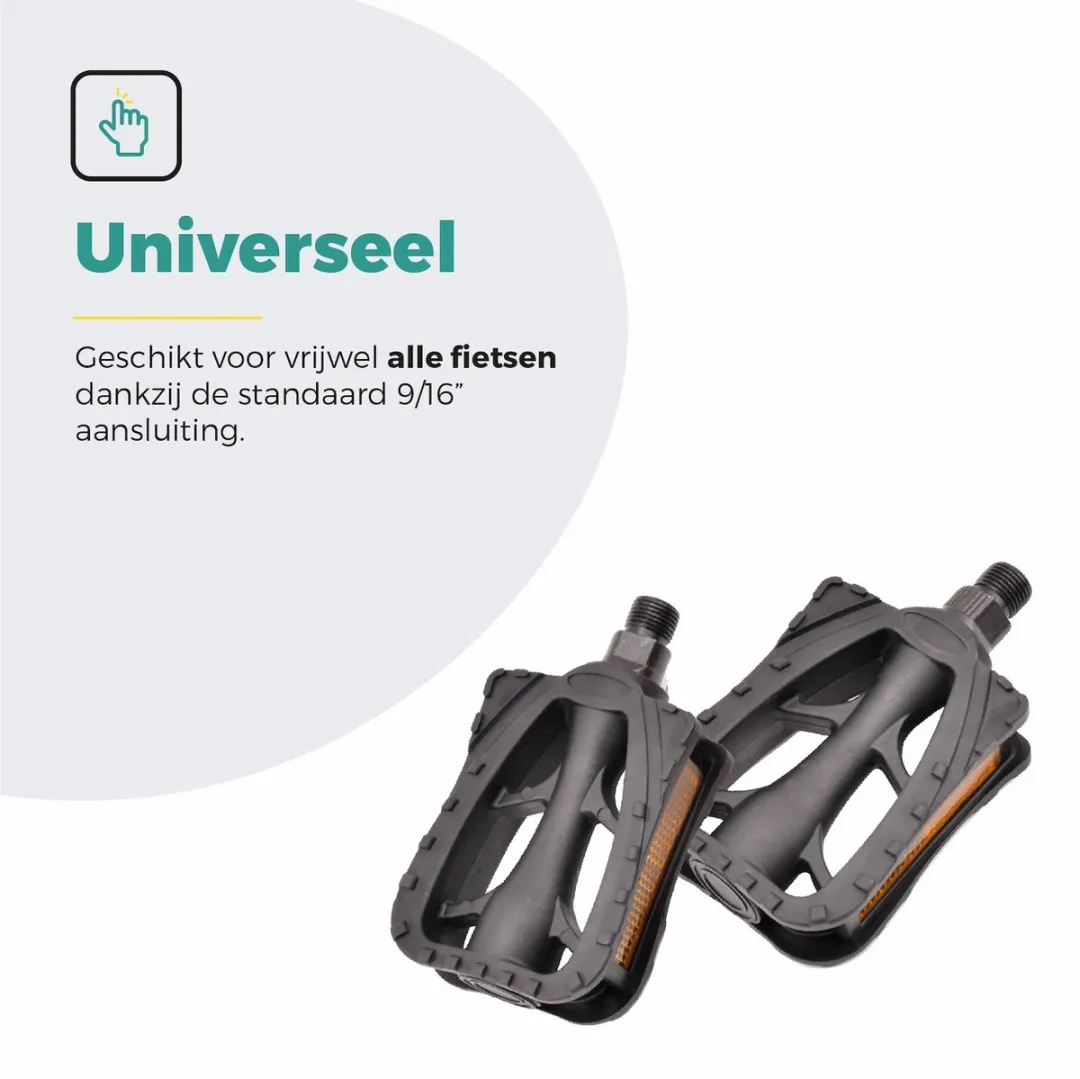 Voltano Antislip E-bike Pedalen 421165 - Zwart - afbeelding 6 van 6