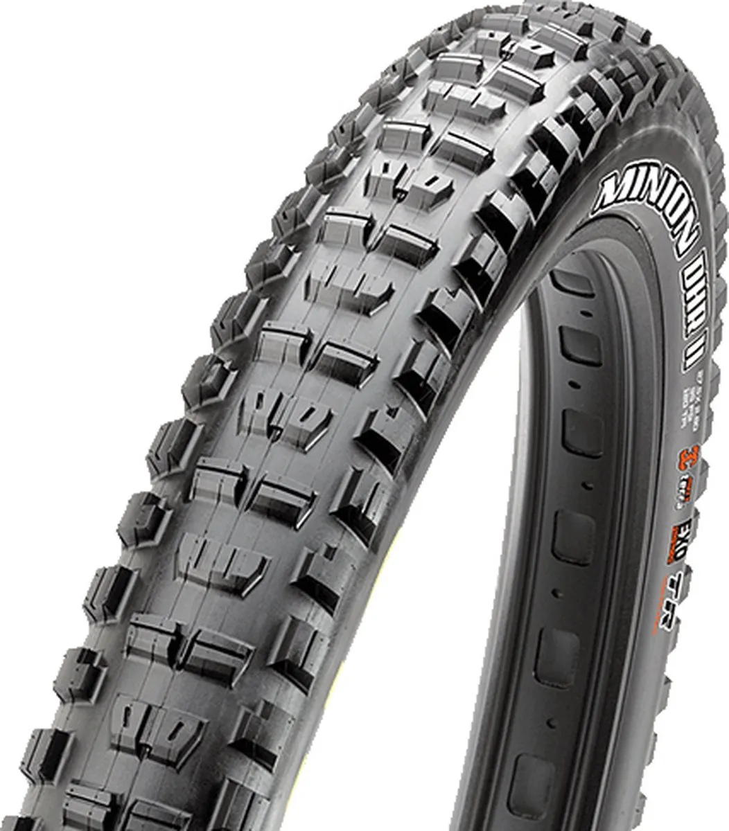 Maxxis Minion DHR II+ TLR Folding 27.5x2.80" EXO Dual - Zwart