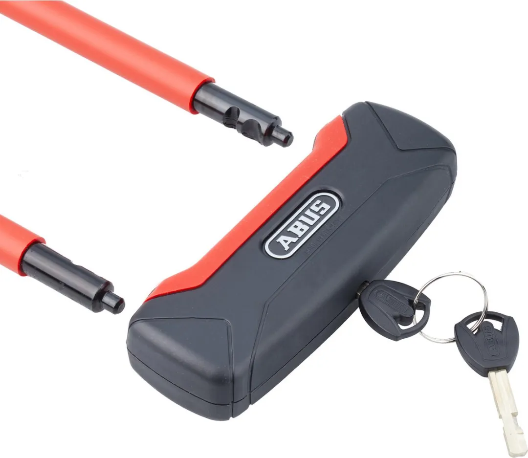 ABUS Granit Plus 640/135HB150 Beugelslot - Zwart/rood