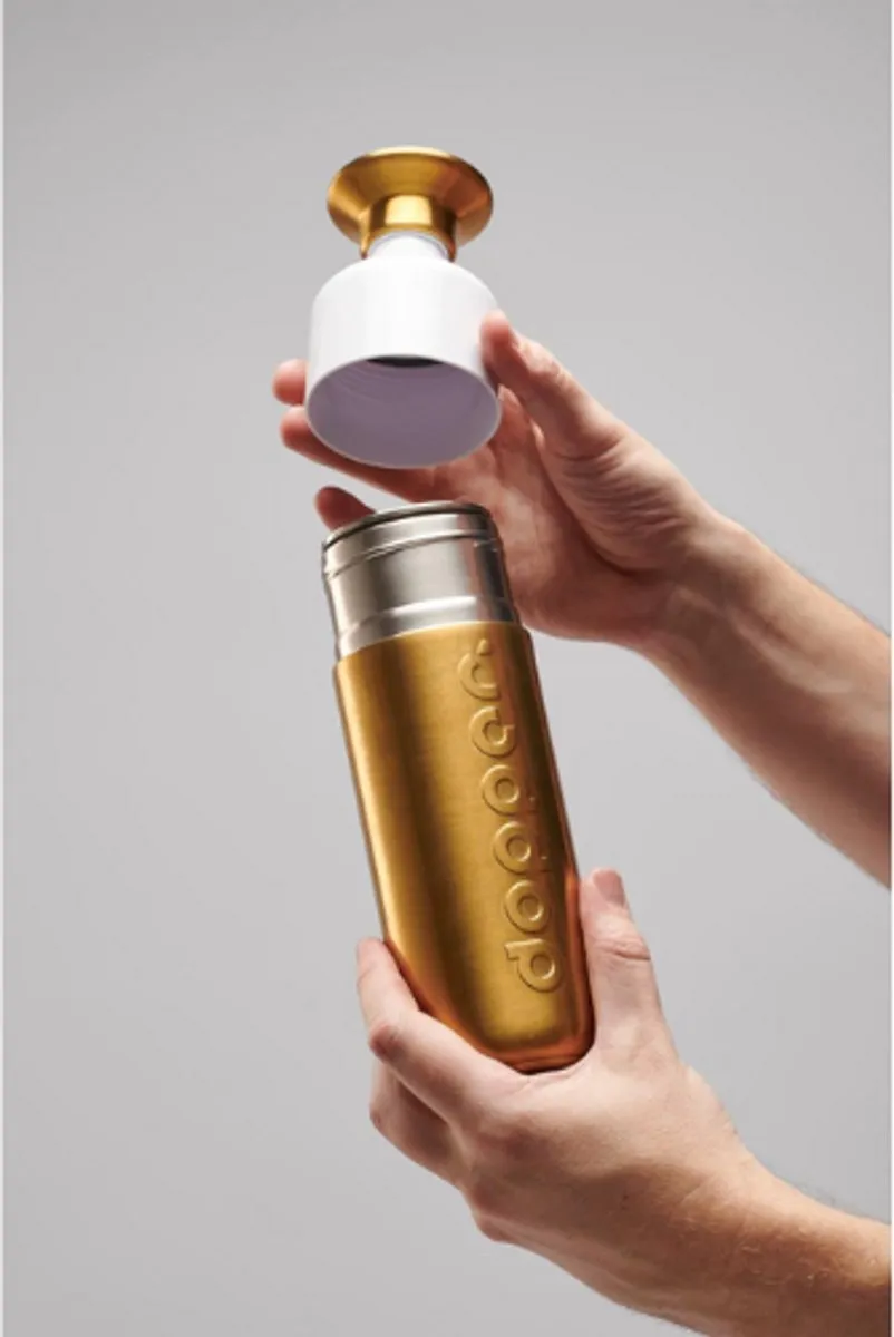 Dopper Steel Drinkfles 800ml - Goud - Gerecycled roestvrij staal