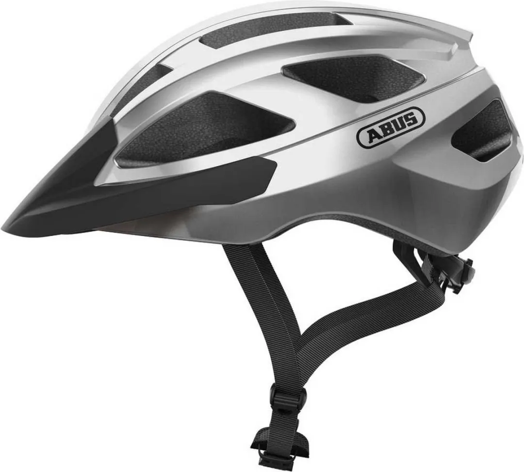 ABUS Macator Fietshelm M - Zilver