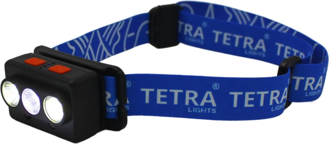 TETRA Hoofdlamp 350LM IP65 USB Oplaadbaar