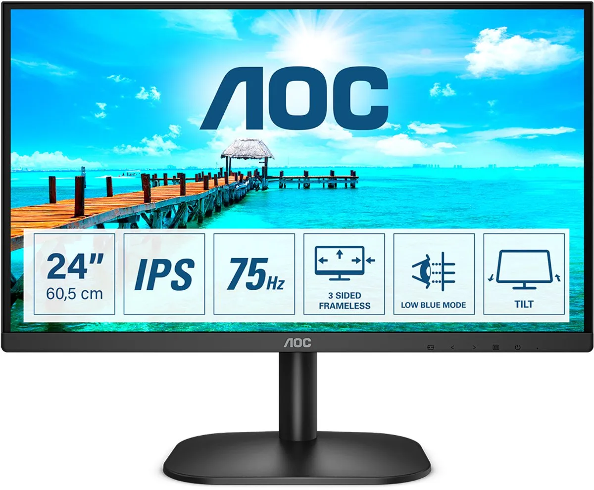 AOC 24B2XD Monitor Full HD 23,8" 75Hz
