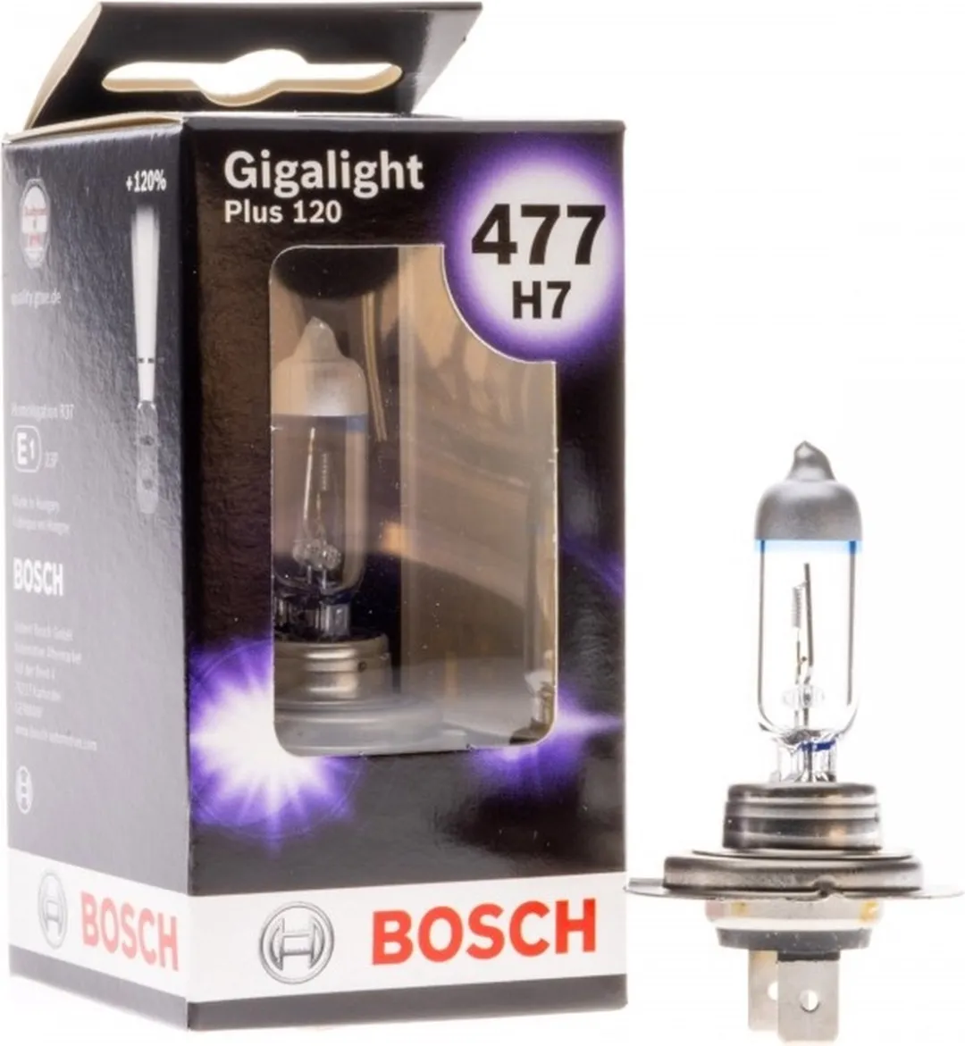 Bosch Halogeen H7 GIGALIGHT PLUS 120 Wit Dimlicht Koplamp