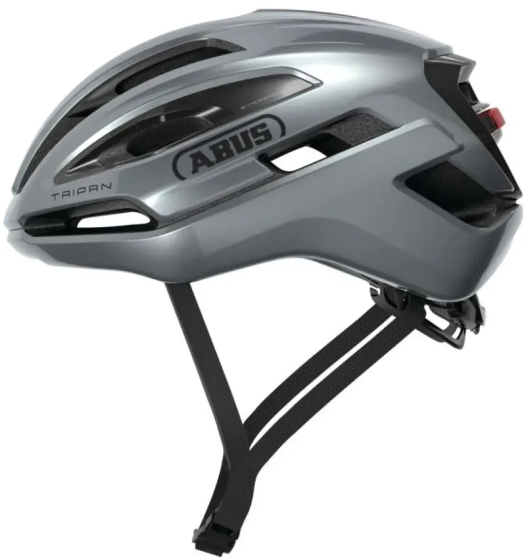 ABUS Taipan LED Helm - S 51-55cm - Graphite Silver