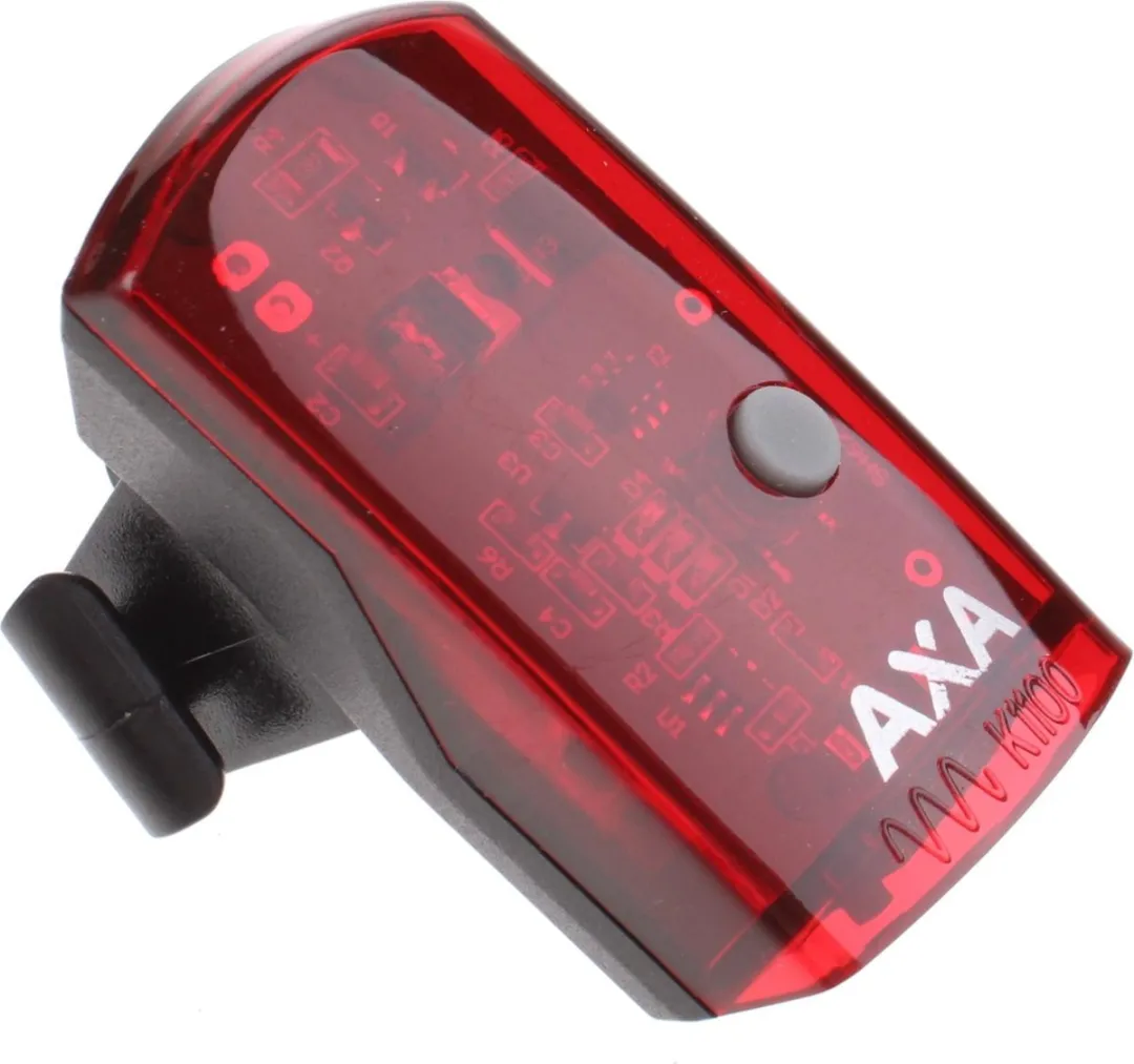 AXA Greenline USB Fiets Achterlicht - 1 LED Zadelpen - Zwart - afbeelding 5 van 6