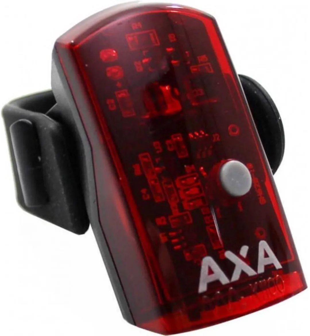 AXA Greenline USB Fiets Achterlicht - 1 LED Zadelpen - Zwart - afbeelding 2 van 6