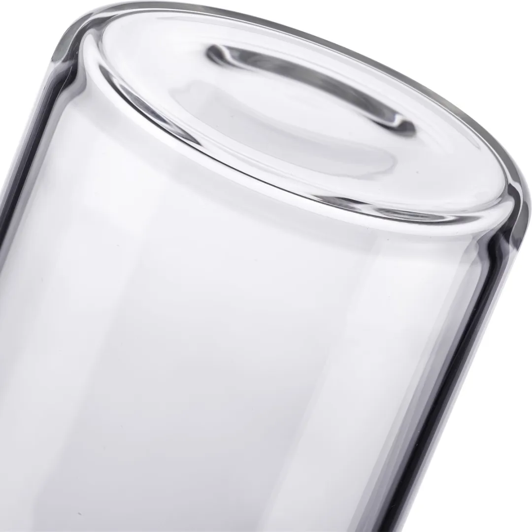 Westmark Viva Drinkfles 1L - Glas/Siliconen - Rood/Silver