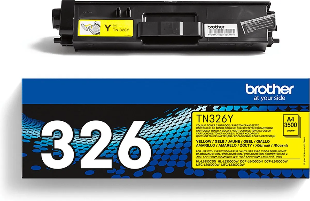 Brother TN-326Y Tonercartridge Geel - 3500 pagina's - afbeelding 6 van 6