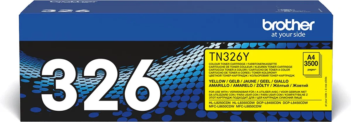 Brother TN-326Y Tonercartridge Geel - 3500 pagina's - afbeelding 5 van 6