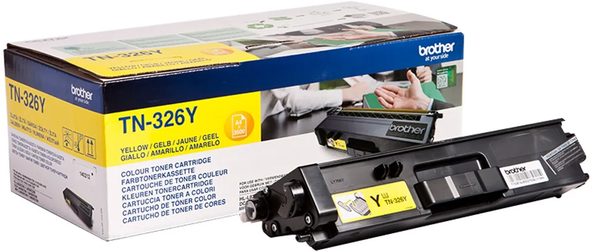 Brother TN-326Y Tonercartridge Geel