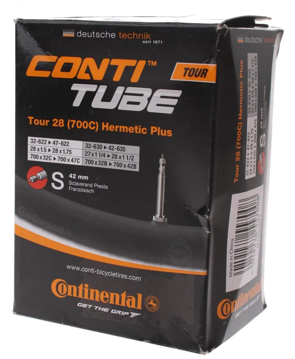 Continental Binnenband Frans Ventiel 28x1.75/2.00 - Zwart
