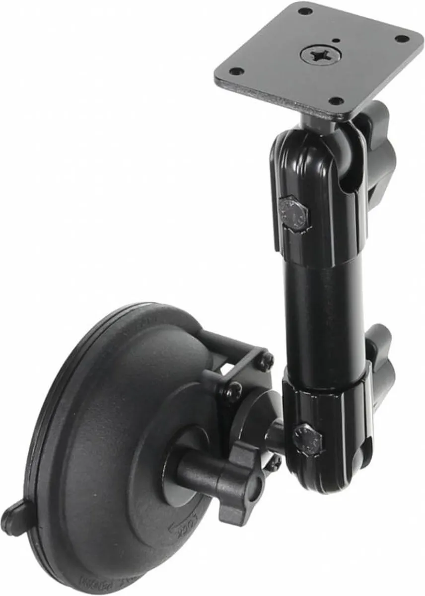 Brodit Pedestal Mount Lite Zuignap 190mm - Zwart